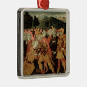 ウリッセースのcassoneのパネル、Sieneseのリターン メタルオーナメント (右)