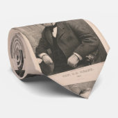 ウリッセースSグラントのヴィンテージのイラストラティブポートレート ネクタイ (ロール)