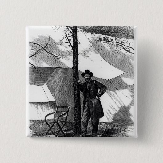 ウリッセースS.グラント中将 缶バッジ (正面)