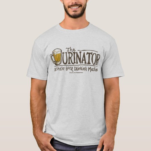 ウリネータービールのリサイクル業者 Tシャツ (正面)