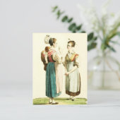 ウリ伝統的カントンのスイスの衣装 ポストカード (スタンド正面)