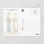 ウリ伝統的カントンのスイスの衣装 ポストカード (裏面)