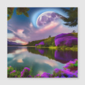 ウルの花ムーンと湖の反射 (正面)