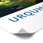 ウルクハートキャッスルスコットランドトラベルプリント ポスター (角)