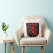 ウルクハートタータンチェックスコティッシュプレイドライオンランパント クッション (椅子)