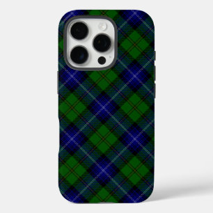 ウルクハートタータンチェックブルーグリーンプレイド iPhone 16 PROケース