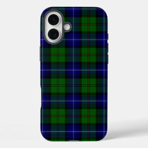ウルクハートタータンチェックブルーグリーンプレイド iPhone 16 PLUSケース