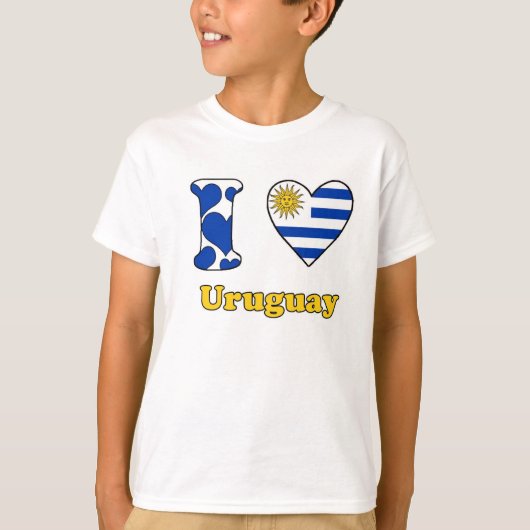 ウルグアイが大好き Tシャツ (正面)