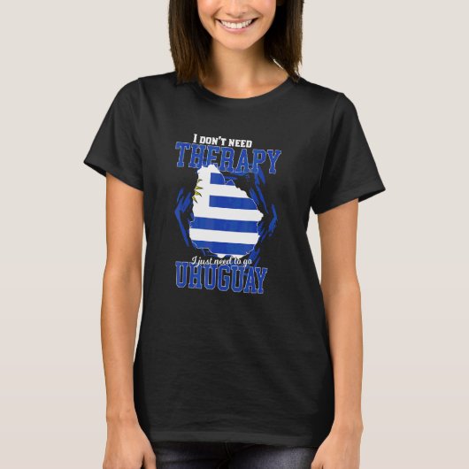 ウルグアイに行くだけでいい Tシャツ (正面)