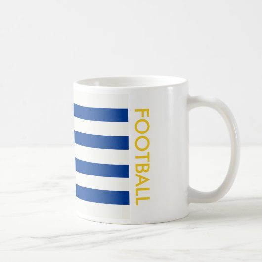 ウルグアイのサッカー コーヒーマグカップ (右)