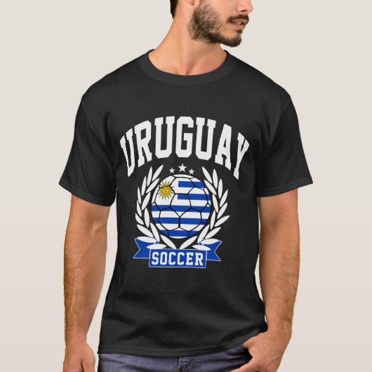 ウルグアイのサッカー Tシャツ (正面)