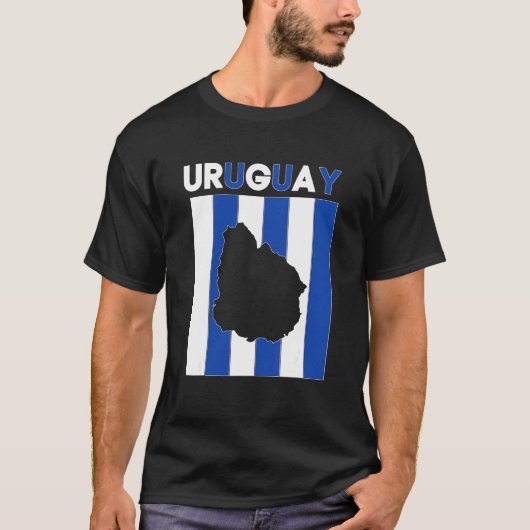 ウルグアイの国境 Tシャツ (正面)