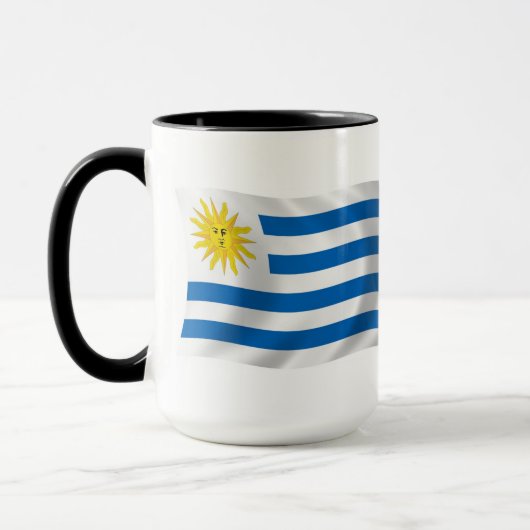 ウルグアイの国旗マグ マグカップ (左)