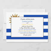 ウルグアイの国旗, ウルグアイ国旗 結婚式 招待状 (正面)