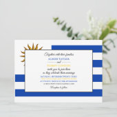 ウルグアイの国旗, ウルグアイ国旗 結婚式 招待状 (スタンド正面)