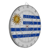 ウルグアイの国旗（ウルグアイ） ダーツボード (正面左)