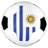 ウルグアイの国旗 サッカーボール (回転)
