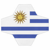 ウルグアイの国旗 サッカーボール (フラット)