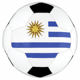 ウルグアイの国旗 サッカーボール