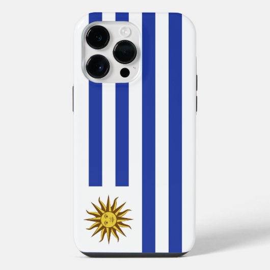 ウルグアイの国旗 iPhoneケース (裏面)