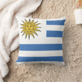 ウルグアイの旗 クッション (ブランケット)