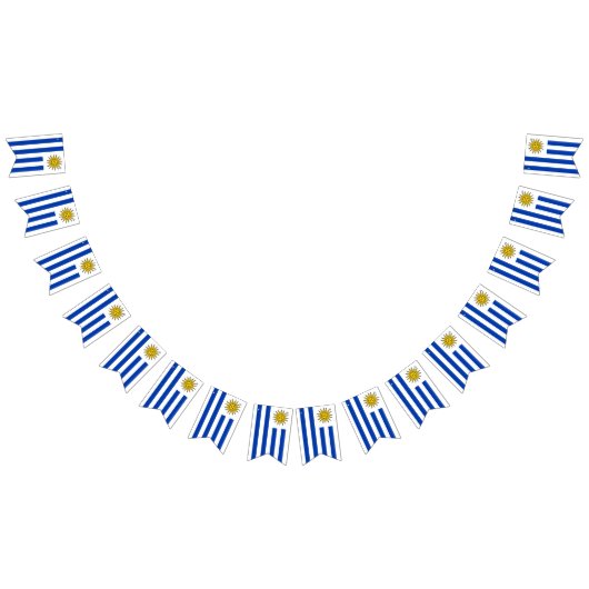 ウルグアイの旗 バンティングフラッグ (全)