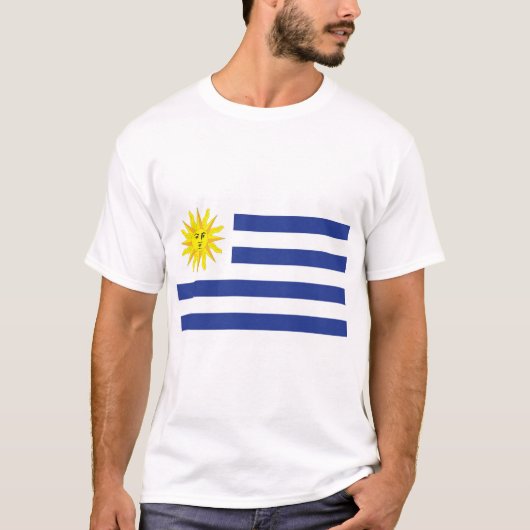 ウルグアイの旗 Tシャツ (正面)