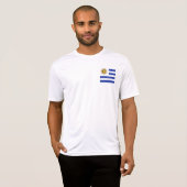 ウルグアイの旗 Tシャツ (正面フル)