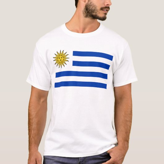 ウルグアイの旗 Tシャツ (正面)