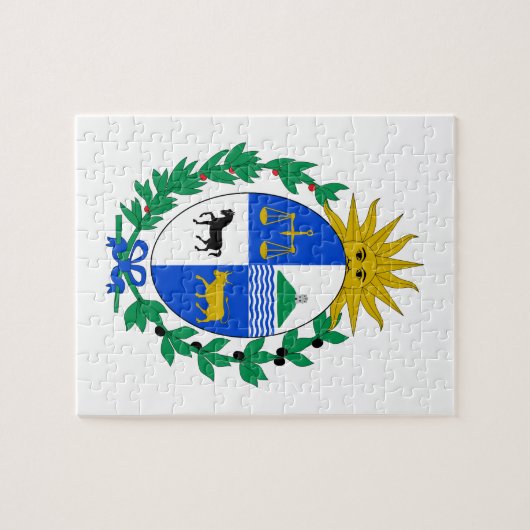 ウルグアイの紋章付き外衣 ジグソーパズル (横)