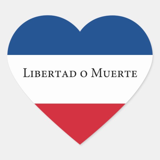 ウルグアイまたはウルグアイ人33の旗。 Libertad Muerte ハートシール (正面)