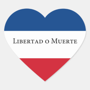 ウルグアイまたはウルグアイ人33の旗。 Libertad Muerte ハートシール