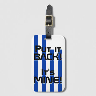 ウルグアイ国おもしろい旗 ラゲッジタグ