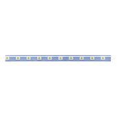 ウルグアイ国旗のバンダオリエンタル サテンリボン (正面)