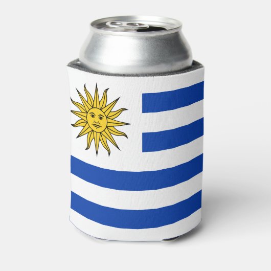 ウルグアイ国旗のバンダオリエンタル 缶クーラー (缶裏面)
