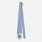 ウルグアイ国旗&コート・オブ・アームズ、ウルグアイ国旗 ネクタイ (正面)