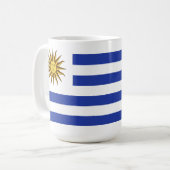 ウルグアイ国旗 コーヒーマグカップ (正面左)