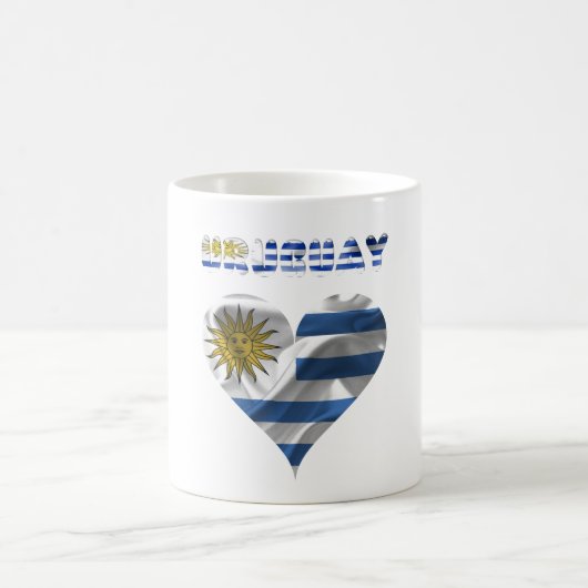 ウルグアイ国旗 コーヒーマグカップ (中央)