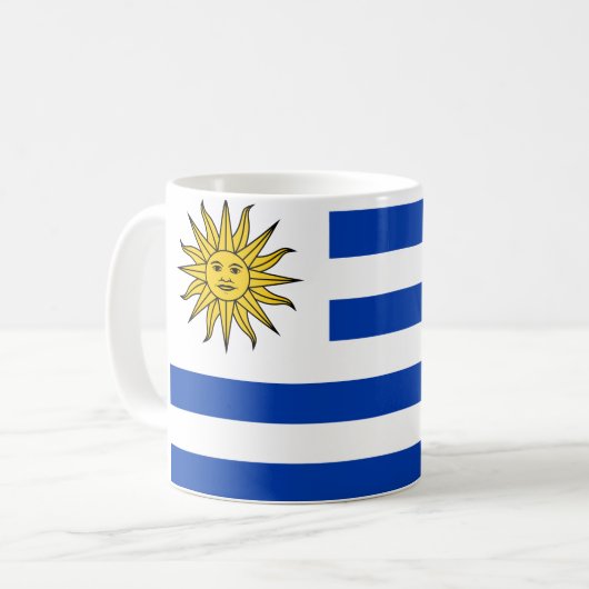 ウルグアイ国旗 コーヒーマグカップ (正面左)