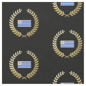 ウルグアイ国旗 ファブリック (クローズアップ)