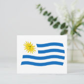 ウルグアイ国旗 ポストカード (スタンド正面)