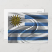 ウルグアイ国旗 ポストカード (正面/裏面)