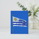 ウルグアイ国旗 ポストカード (スタンド正面)