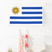 ウルグアイ国旗 横断幕 (インサイチュ)