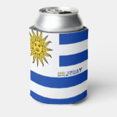 ウルグアイ国旗 缶クーラー (缶裏面)
