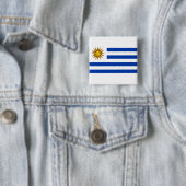 ウルグアイ国旗 缶バッジ (インサイチュ)