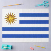 ウルグアイ国旗 薄葉紙 (クラフト)