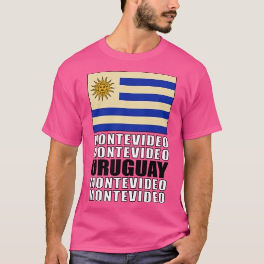 ウルグアイ国旗 Tシャツ (正面)