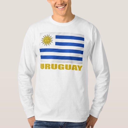 ウルグアイ国旗 Tシャツ (正面)