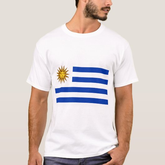ウルグアイ国旗 Tシャツ (正面)